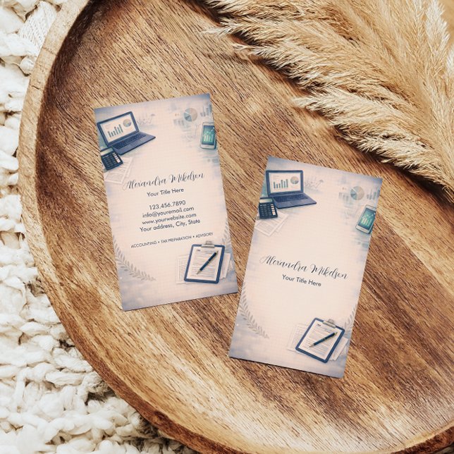 Tarjeta De Visita Modern CPA Office  (Subido por el creador)