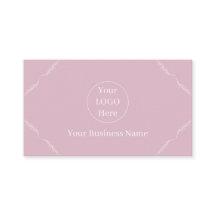 Modern Elegant leaves Blush Pink