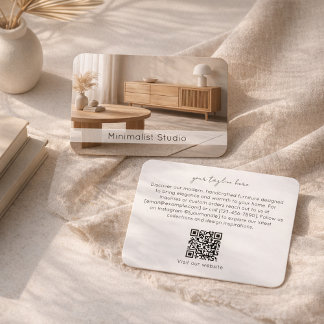 Tarjeta De Visita Modern Furniture Store Minimalist Interior Design