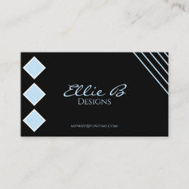 Tarjeta De Visita Modern Geometric Sleek Minimalist 