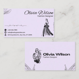 Tarjeta De Visita Modern Hand-Drawn Icon Business Card