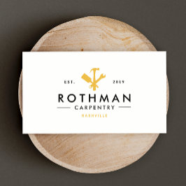 Tarjeta De Visita Modern Handyman / Carpenter Tools Hogar Mejora