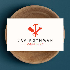 Tarjeta De Visita Modern Handyman Tools Home Improvement
