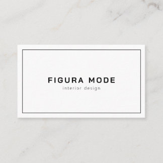 Tarjeta De Visita Modern Interior Designer Business Card