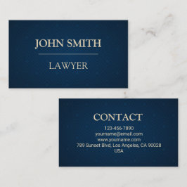 Tarjeta De Visita Modern Lawyer Business Card