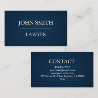 Tarjeta De Visita Modern Lawyer Business Card