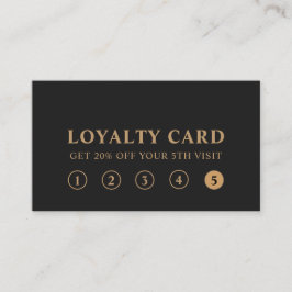 Tarjeta De Visita Modern Luxury Charcoal Gold Pet Paw Loyalty Card