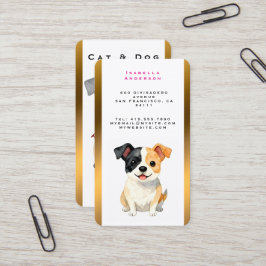 Tarjeta De Visita Modern Luxury Grooming Dog Personalized Collection