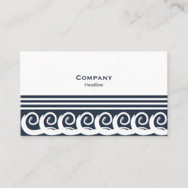 Tarjeta De Visita Modern Meander