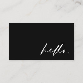 Tarjeta De Visita Modern minimalist professional business card