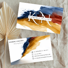 Tarjeta De Visita Modern Palette