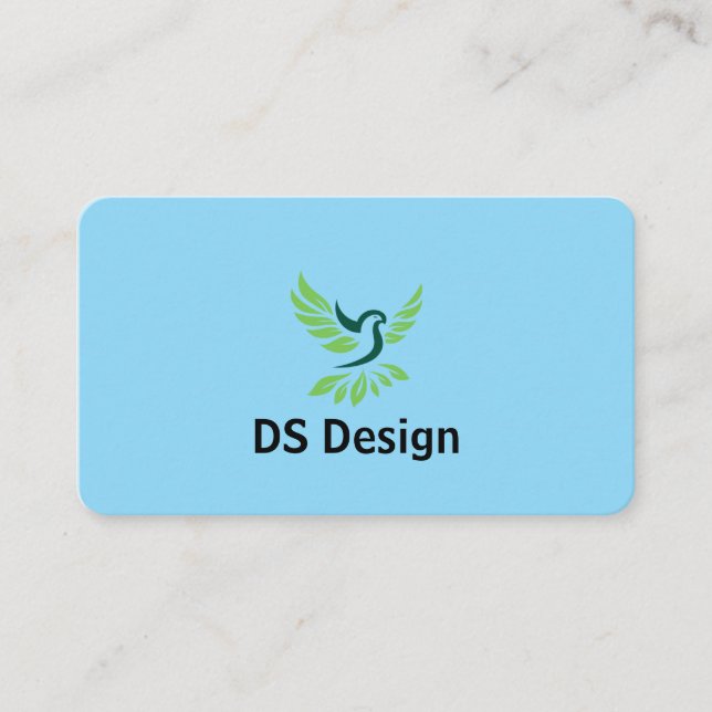Tarjeta De Visita Modern Phoenix Logo Business Card (Anverso)
