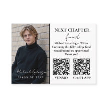 Modern Photo Graduation Announcement Card