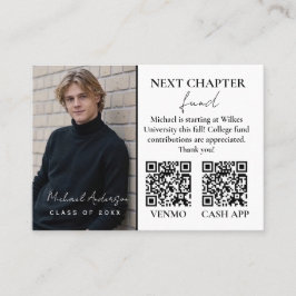 Tarjeta De Visita Modern Photo Graduation Announcement Card