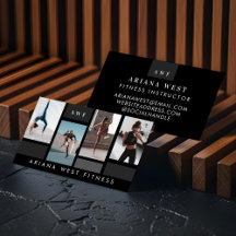 Modern Photo Grid Personal Trainer Fitness Coach