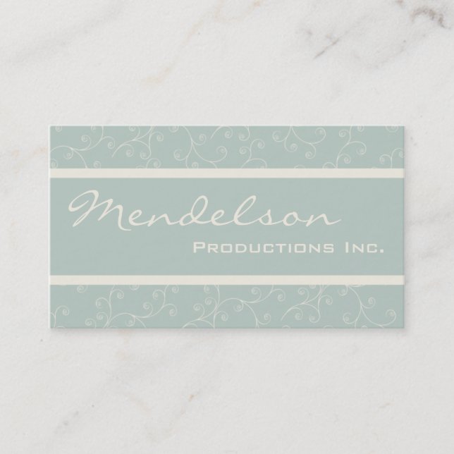 Tarjeta De Visita Modern Production Company (Anverso)
