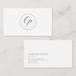 Tarjeta De Visita Modern professional business card