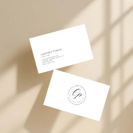 Tarjeta De Visita Modern professional business card