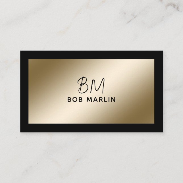 Tarjeta De Visita Modern Professional Minimalist Executive Generic (Anverso)