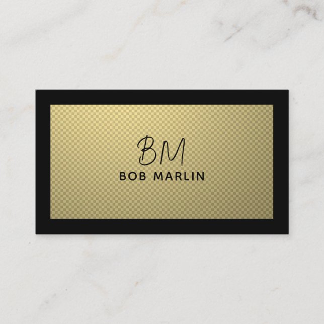 Tarjeta De Visita Modern Professional Minimalist Executive Generic (Anverso)