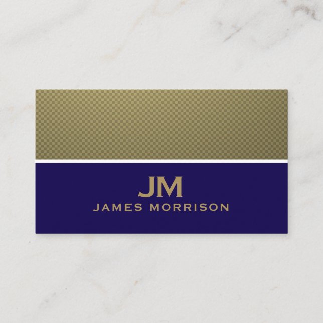 Tarjeta De Visita Modern Professional Minimalist Executive Generic B (Anverso)