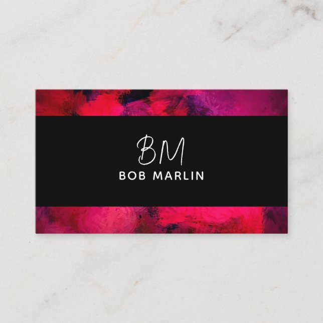 Tarjeta De Visita Modern Professional Minimalist Executive Generic B (Anverso)