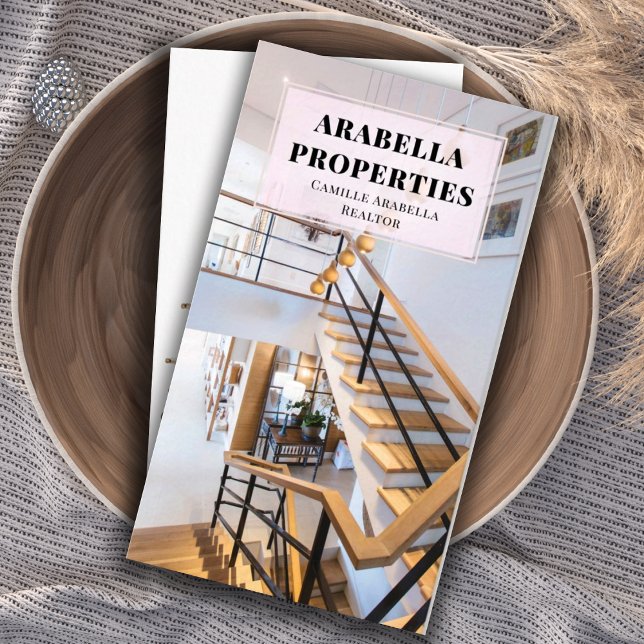 Tarjeta De Visita Modern Realtor Real Estate (Subido por el creador)