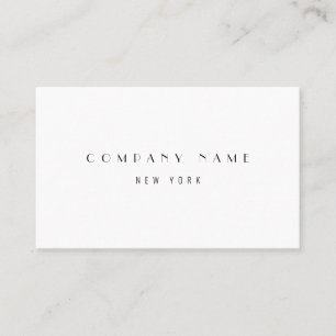Tarjeta De Visita Modern Sleek Luxury Company Typography