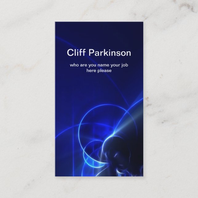 tarjeta de visita moderna (Anverso)