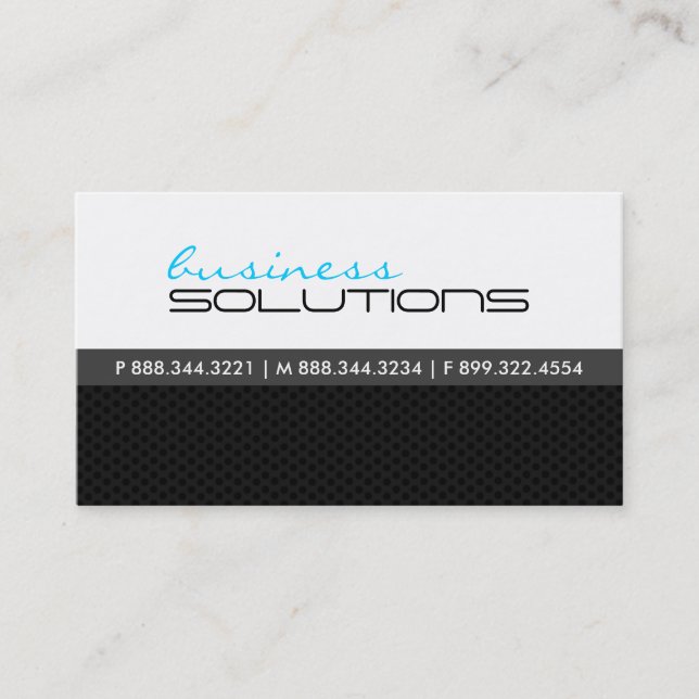 Tarjeta de visita moderna (Anverso)