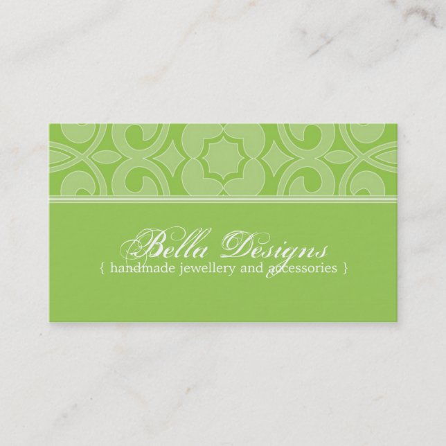 Tarjeta de visita moderna (Anverso)