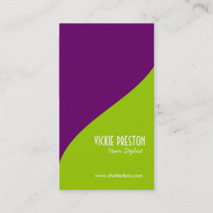 Tarjeta de visita moderna