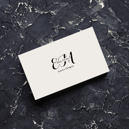 Tarjeta de visita moderna