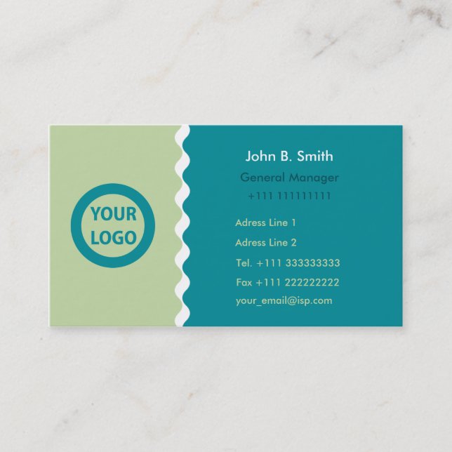 Tarjeta de visita moderna 002 (Anverso)