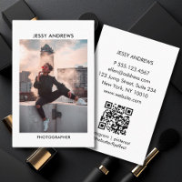 Moderna acuarela de moda Foto Código QR