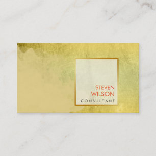 Tarjeta De Visita Moderna acuarela elegante artista profesional