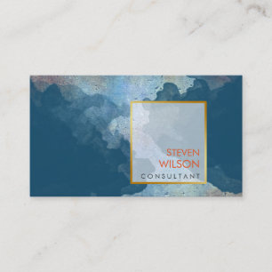 Tarjeta De Visita Moderna acuarela elegante artista profesional