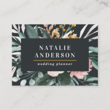 Moderna acuarela floral y follaje elegante