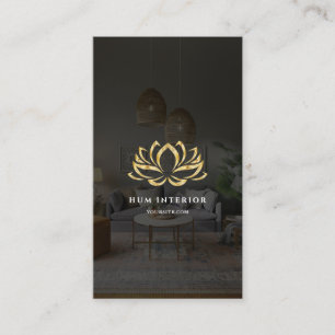 Tarjeta De Visita Moderna arquitectura de diseño interior Lotus