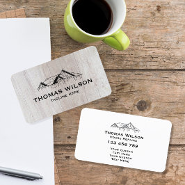 Tarjeta De Visita Moderna Construcción Handyman Carpenter Tools Made