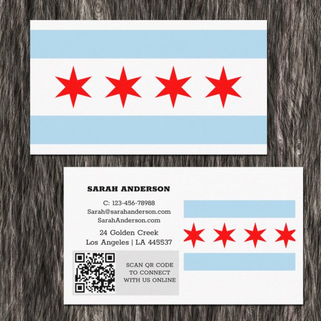 Tarjeta de visita moderna de Chicago, Bandera de C (Subido por el creador)