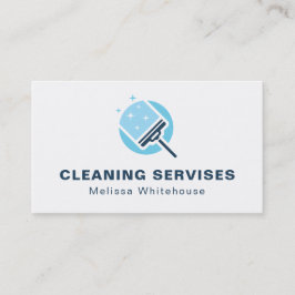 Tarjeta de visita moderna de servicios de la