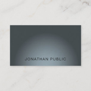 Tarjeta De Visita Moderna elegancia Diseño Plano Lujo Profesional
