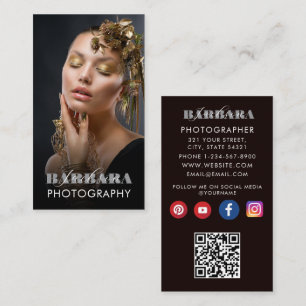 Tarjeta De Visita Moderna elegancia minimalista fotografía simple có