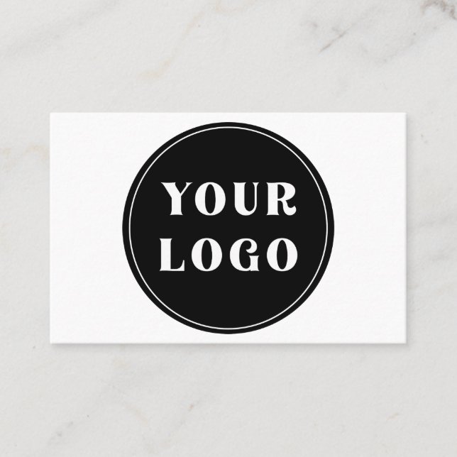 Tarjeta De Visita Moderna, elegante, elegante y Personalizable (Anverso)