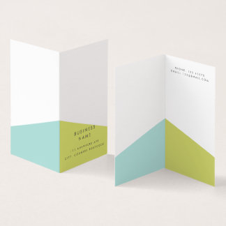 Tarjeta De Visita Moderna empresa de negocios de diseño Minimalista