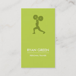 Tarjeta de visita moderna | Entrenador personal