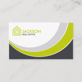 Tarjeta de visita moderna fresca de los bienes