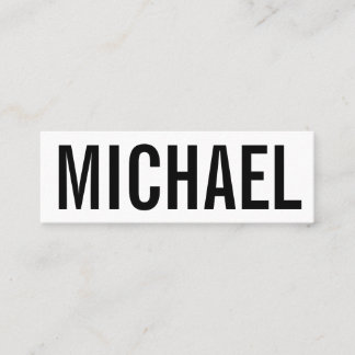 Tarjeta de visita moderna intrépida profesional