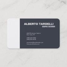 Moderna Llanura Elegante Minimalista Azul Gris Bla